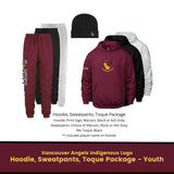 Angels Indigenous  Hoodie, Sweatpants, Toque Package - Youth