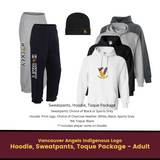 Angels Indigenous Hoodie, Sweatpants, Toque Package - Adult