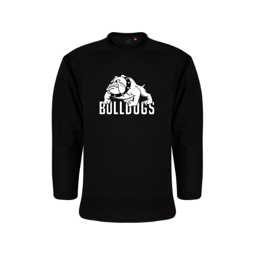BMHA Bulldogs Logo 1-color Practice Jersey - Goalie - Adult