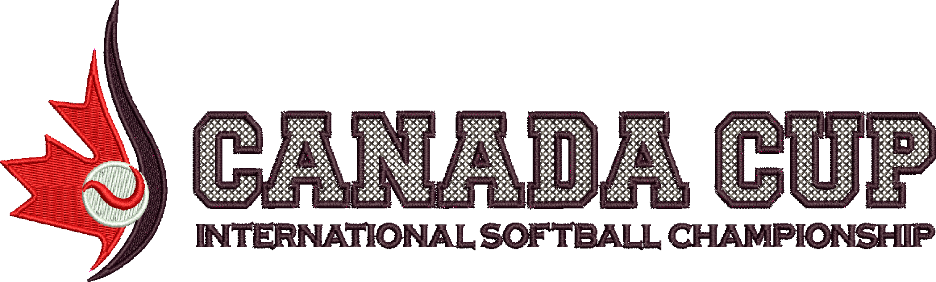 Canada Cup 2025 Cross Stitch Hoodie with Flags