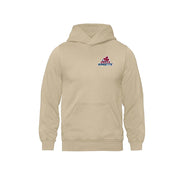Delta Ringette Vintage Wash Hoodie - Embroidered Left Chest Logo - Adult