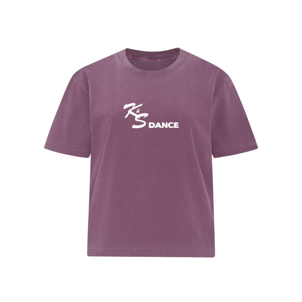 K & S Dance Heavyweight Ladies Boxy Tee