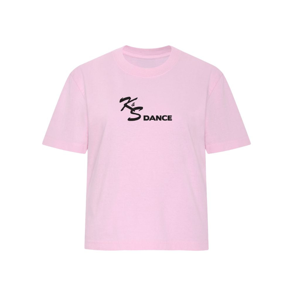 K & S Dance Heavyweight Ladies Boxy Tee
