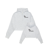 K & S Dance Drop Shoulder 1/2 Zip Cropped Hoodie