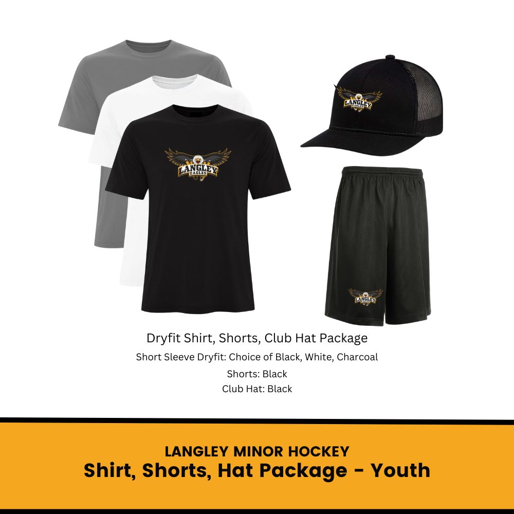 LMHA Dryfit, Shorts, Hat Package - Youth