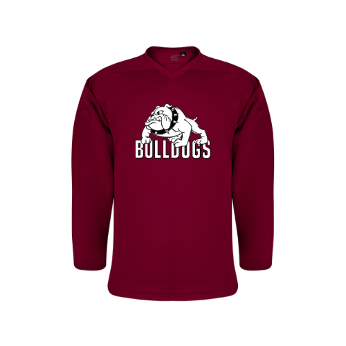 BMHA Bulldogs Logo 1-color Practice Jersey - Goalie - Adult