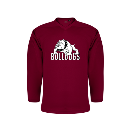 BMHA Bulldogs Logo 1-color Practice Jersey - Goalie - Youth