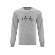 Orthopedics Stethoscope Pulse Long Sleeve T-shirt - Unisex