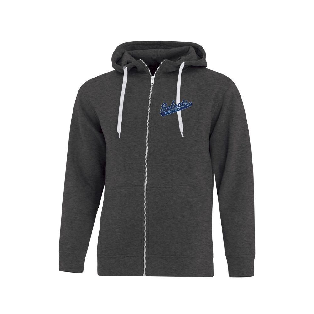 Selects Hockey Core Heavy Fleece Zip Hoodie - Mens