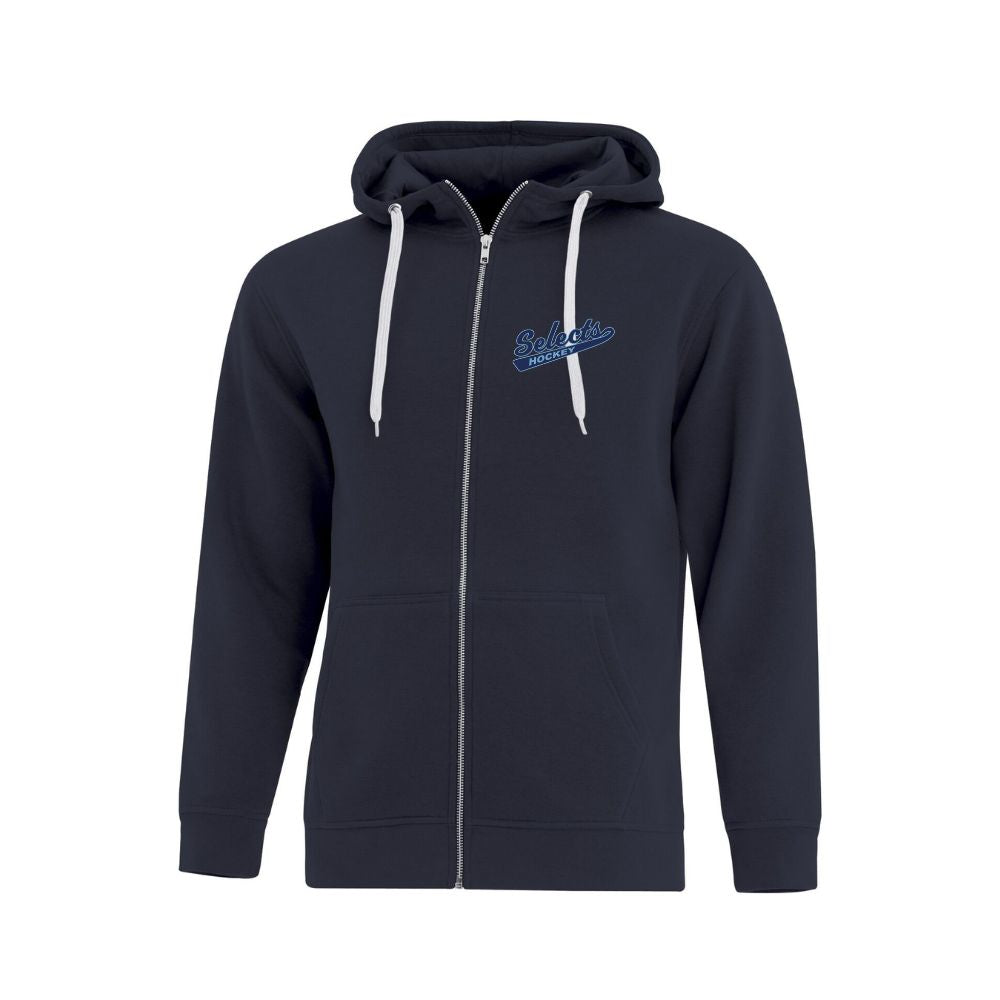 Selects Hockey Core Heavy Fleece Zip Hoodie - Mens