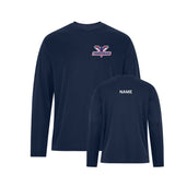 T-Birds Long Sleeve Dryfit - Left Chest Pressed Embroidered Logo - Adult