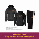Aeros Package - Puffy Jacket, Hoodie, Sweatpants
