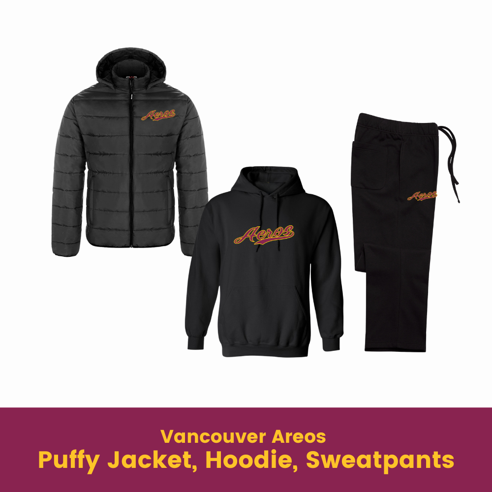 Aeros Package - Puffy Jacket, Hoodie, Sweatpants