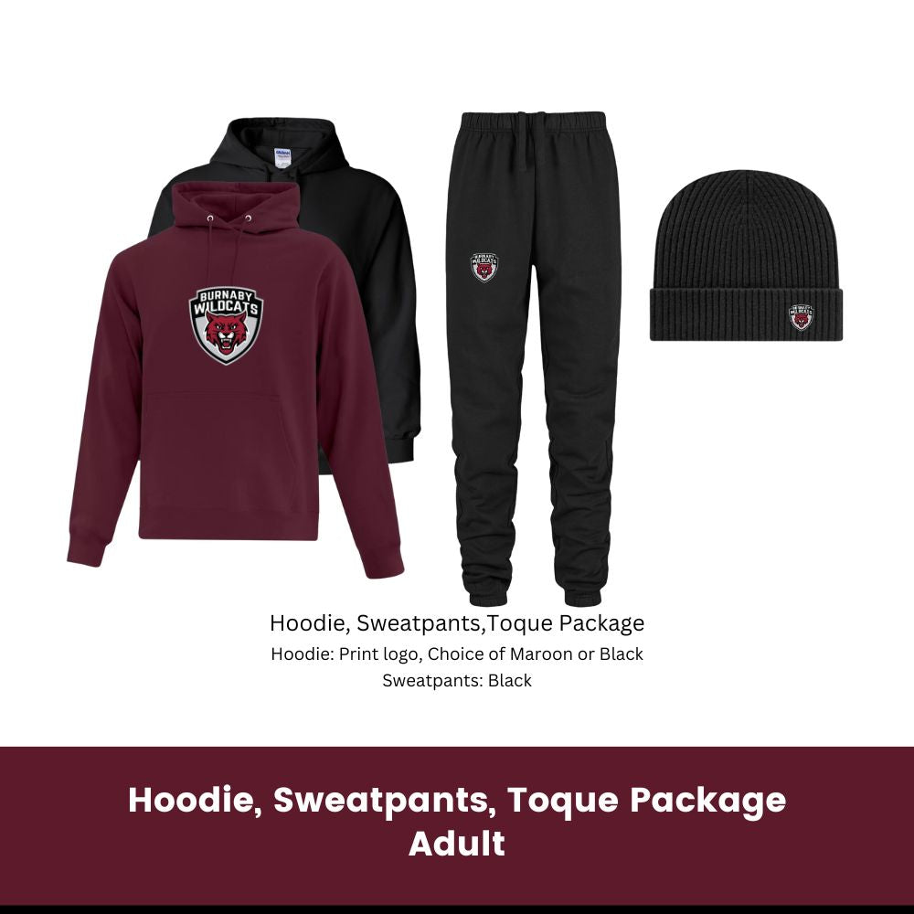 Wildcats Hoodie, Sweatpants, Toque Package - Adult