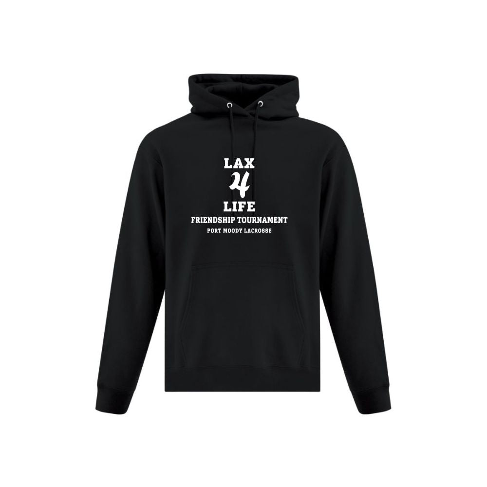 Friendship Tournament Lax4Life Stacked Logo Hoodie - Adult