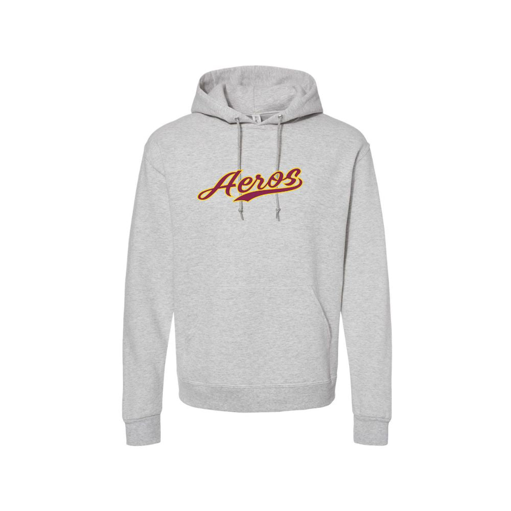 Aeros Embroidered Cross Stitch Logo Hoodie - Adult