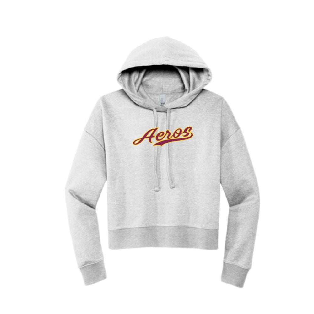 Vancouver Aeros Crop Hoodie - Ladies