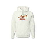 Aeros Embroidered Cross Stitch Logo Hockey Grandma Hoodie - Adult