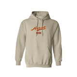 Aeros Embroidered Cross Stitch Logo Hockey Mom Hoodie - Adult