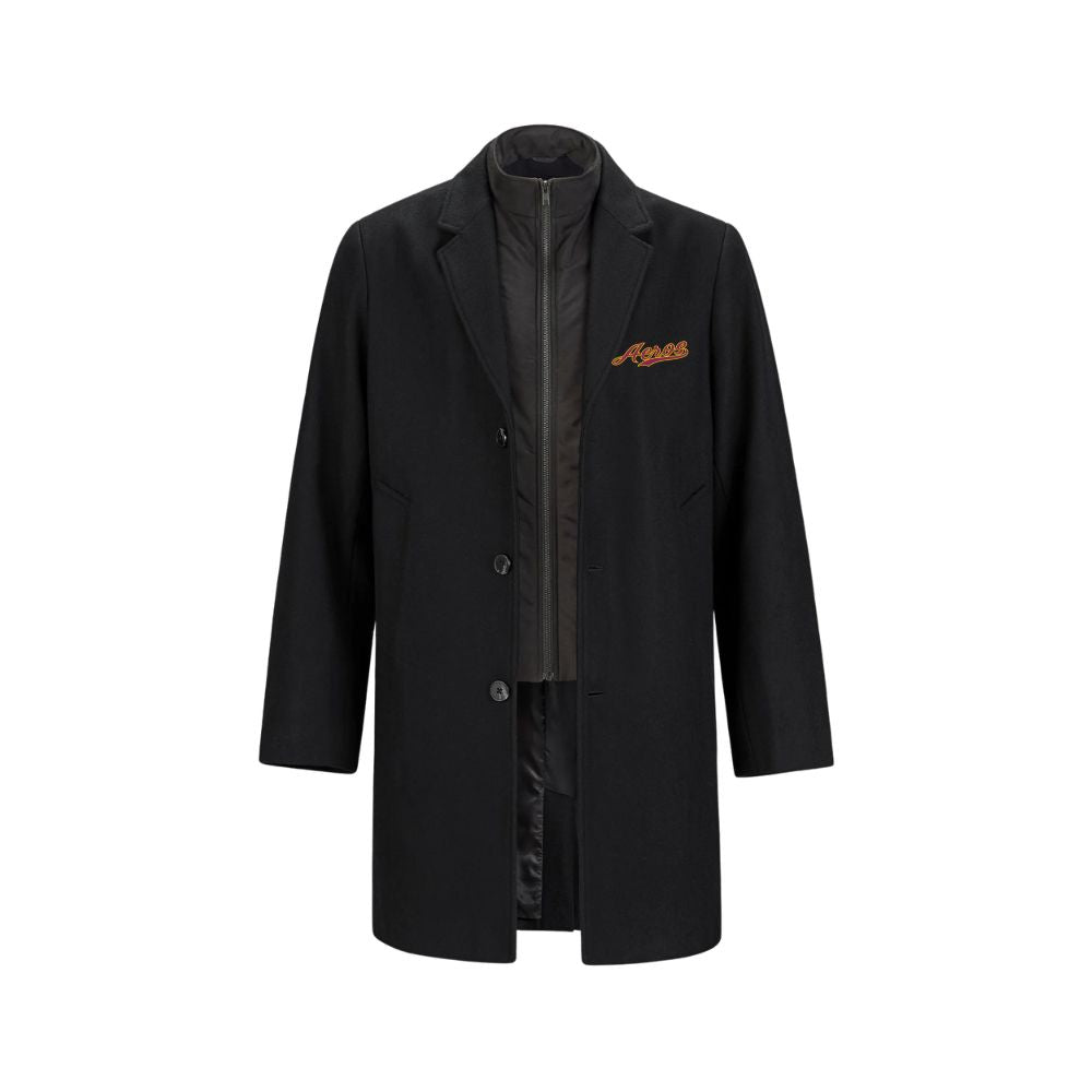 Aeros Melton Coat with Removal Collar - Adult