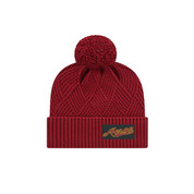 Vancouver Aeros Premium Diagonal Weave Pom Toque