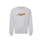 Aeros Embroidered Cross Stitch Logo Crewneck Sweatshirt - Unisex