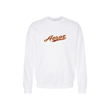 Aeros Embroidered Cross Stitch Logo Crewneck Sweatshirt - Unisex