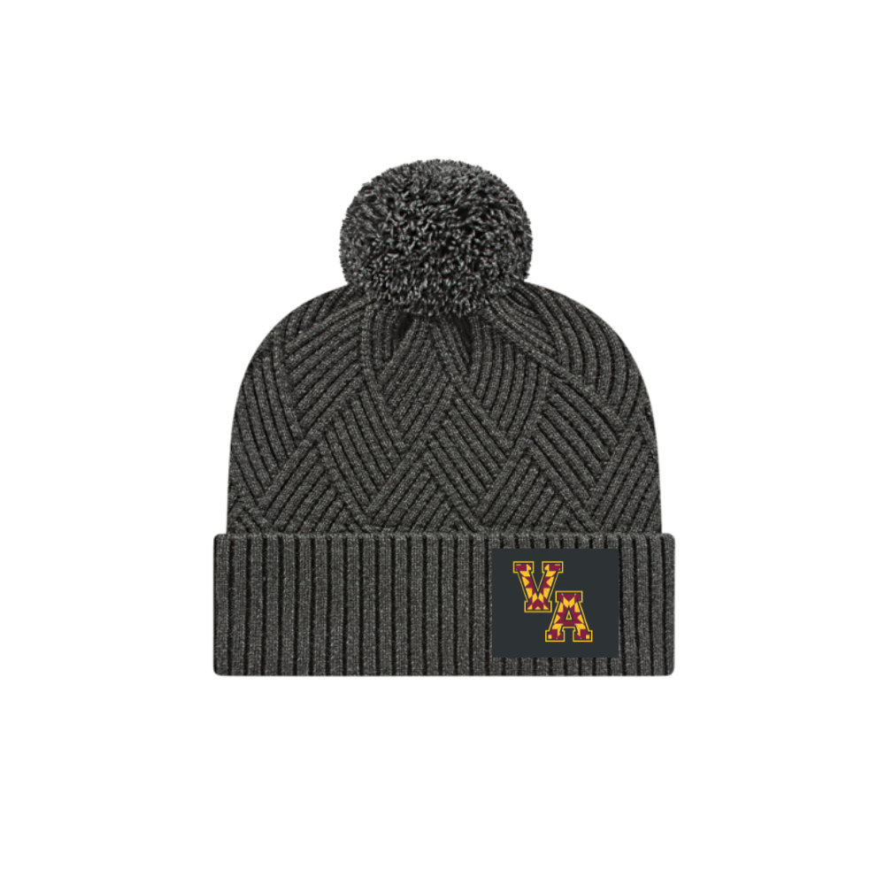 Vancouver Aeros VA Logo Premium Diagonal Weave Pom Toque