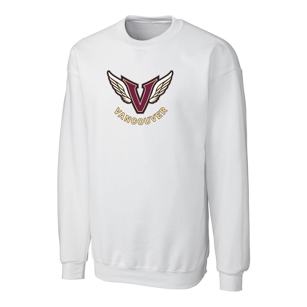 Angels Front Applique Logo Crewneck Sweatshirt - Unisex