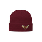 Angels Maroon Cuff Toque