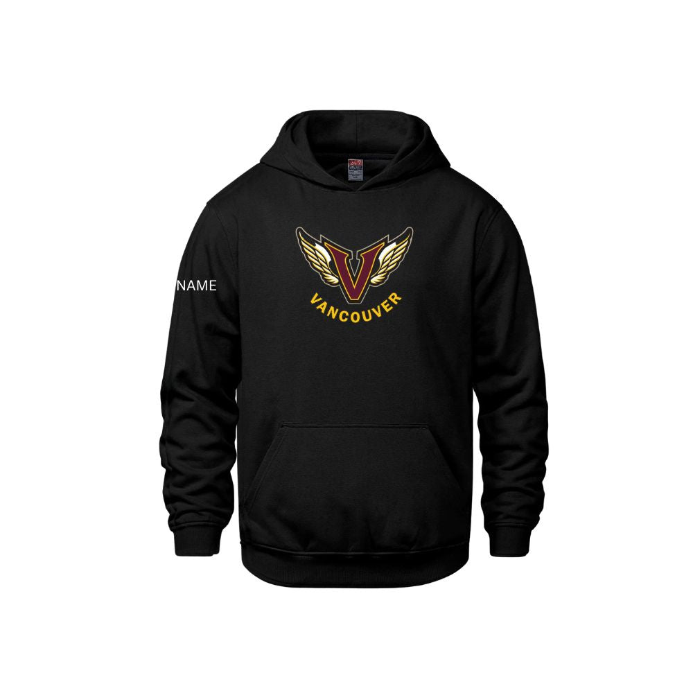 Angels Front Applique Hoodie - Youth