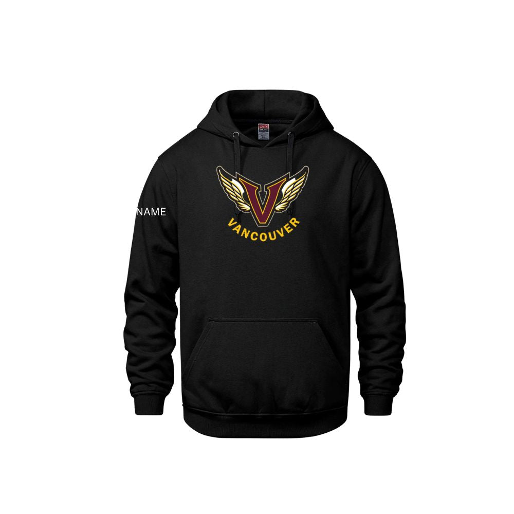 Angels Front Applique Hoodie - Adult