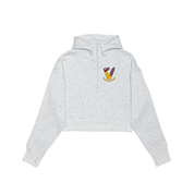 Angels Indigenous Drop Shoulder 1/2 Zip Hoodie - Cropped