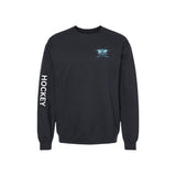 Angels on Ice Crewneck Left Chest Print Logo - Adult