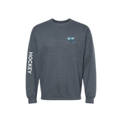Angels on Ice Crewneck Left Chest Print Logo - Adult