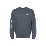 Angels on Ice Crewneck Left Chest Print Logo - Adult