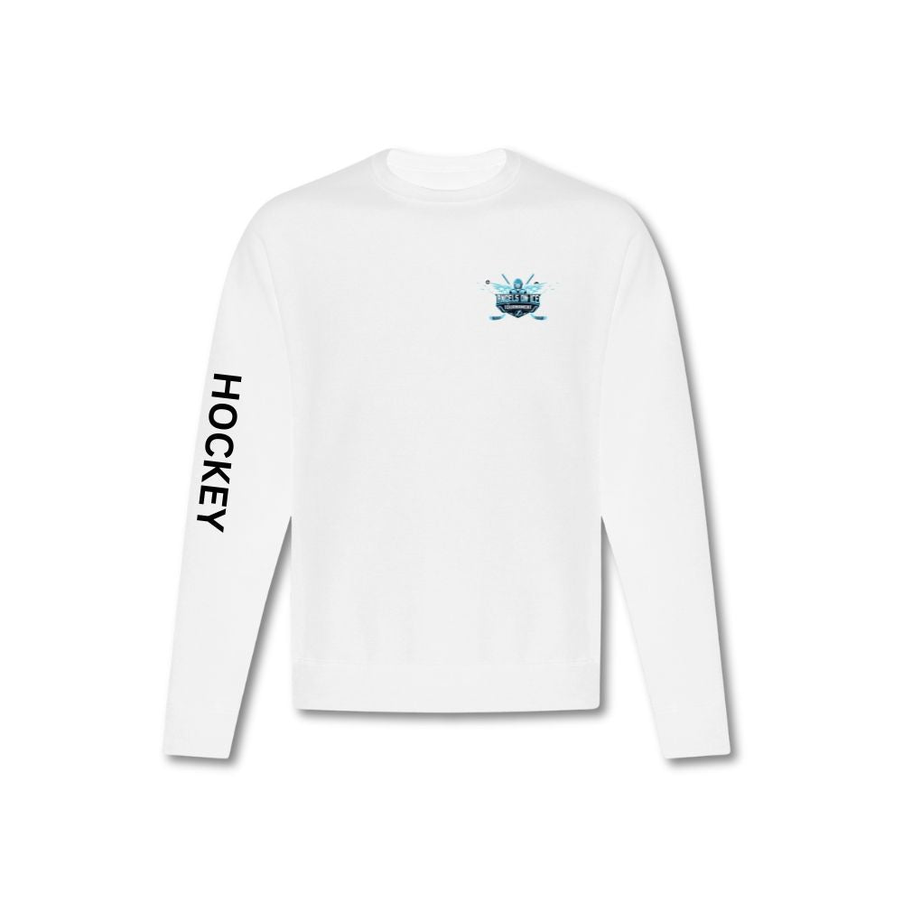 Angels on Ice Crewneck Left Chest Print Logo - Adult