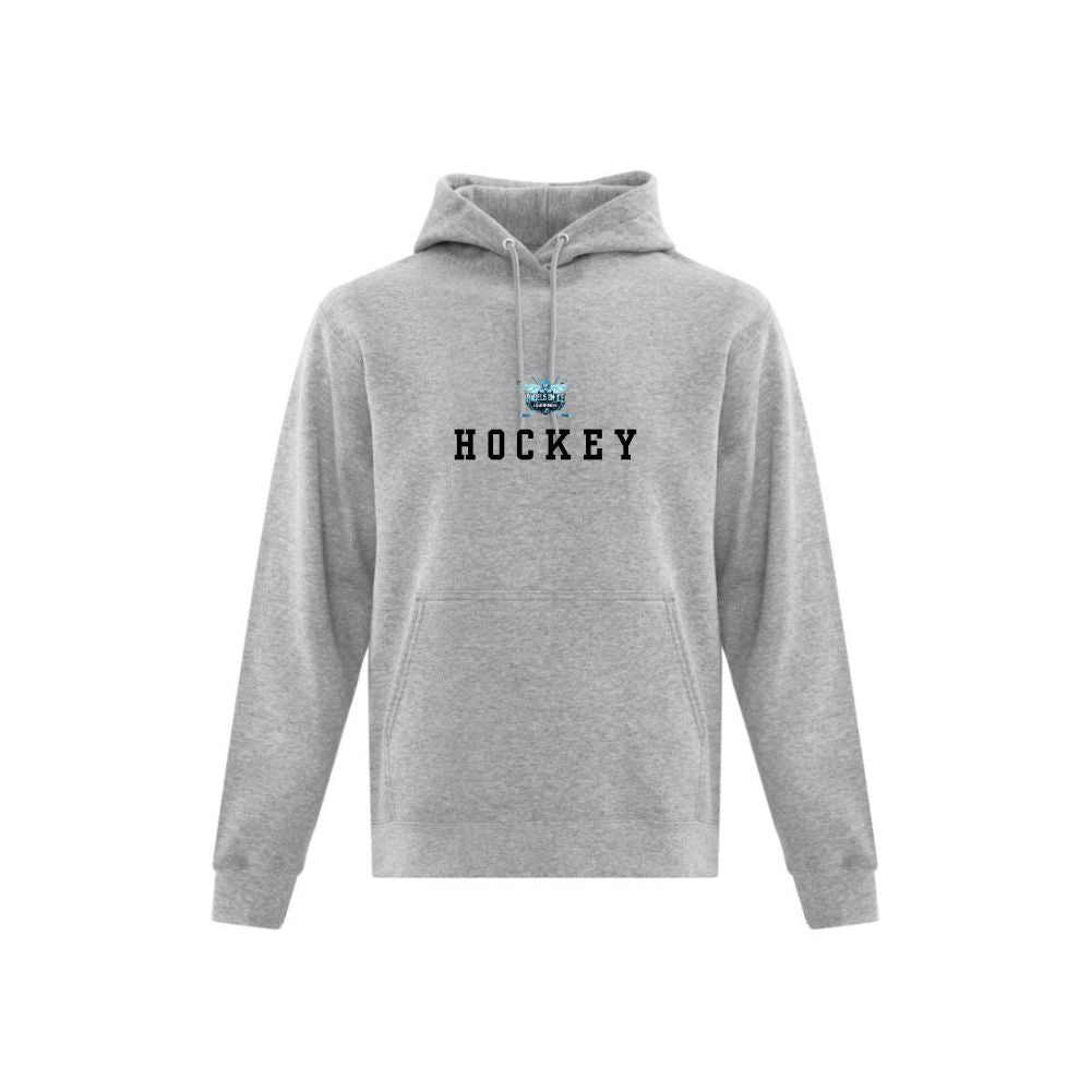 Angels on Ice Hockey Print Front Logo Hoodie - Adult
