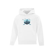 Angels on Ice Print Front Logo Hoodie - Youth