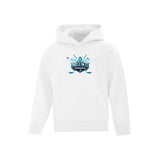 Angels on Ice Print Front Logo Hoodie - Youth