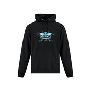 Angels on Ice Print Front Logo Hoodie - Adult