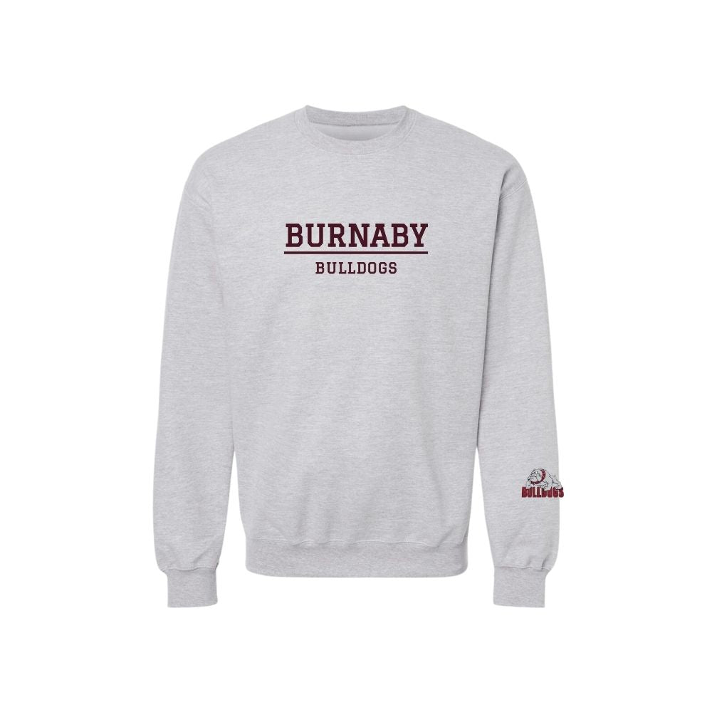 BMHA Bulldogs Felt Logo Crewneck Sweatshirt - Unisex