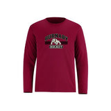 BMHA Bulldogs CSW S05937 Long Sleeve Dryfit - Burnaby Hockey Logo - Adult