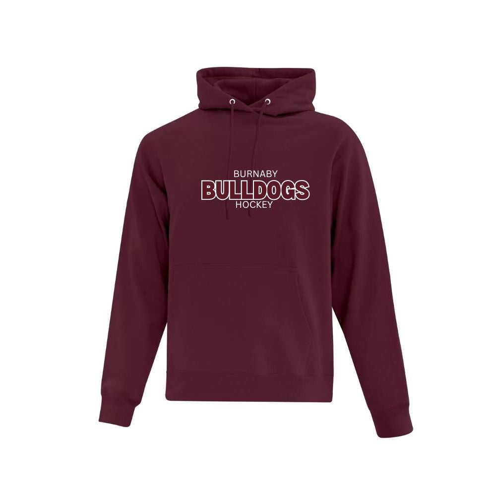 BMHA Bulldogs Block Applique Hoodie - Adult