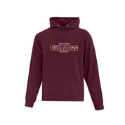 BMHA Bulldogs Block Applique Hoodie - Adult