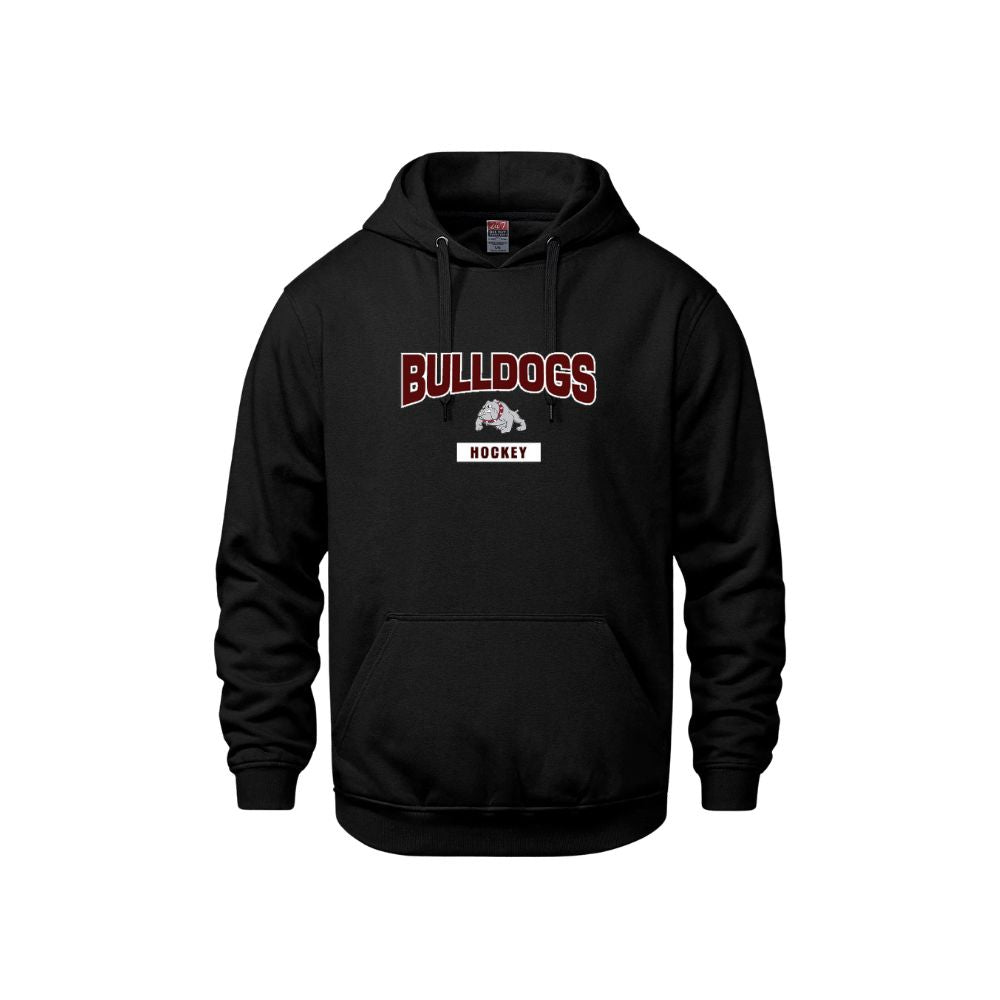 BMHA Bulldogs CSW Hoodie - Adult - Applique & Embroidered Bulldogs Hockey Logo