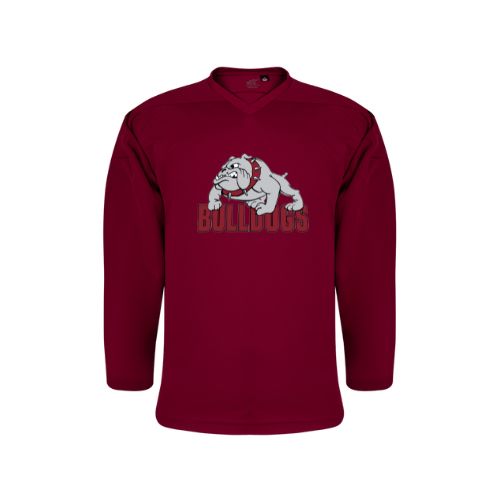 BMHA Bulldogs Logo 1-color Practice Jersey - Goalie - Adult