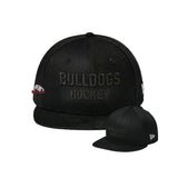 BMHA Bulldogs New Era 9Fifty Flat Bill Hat with Tone on Tone Bulldogs Hockey