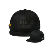 GV Bulldogs New Era 9Fifty Flat Bill Hat with Tone on Tone Bulldogs Hockey