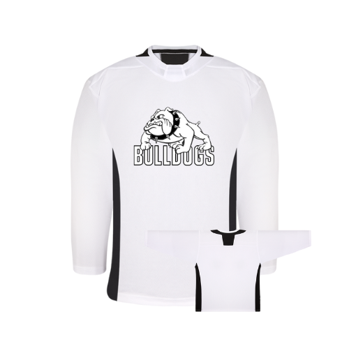 BMHA Bulldogs Logo 2-color Practice Jersey - Goalie - Youth